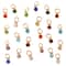 Mini Gold-Coloured Crystal Charm Set by Bead Landing™